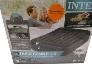 Intex Pillow Rest Raised Air Bed - 152 x 203 x 42 cm with - Built-in Electric Pu - Picture 1 of 4
