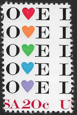US Stamp #2072 20c. Love Error MNH - Image 1 of 2