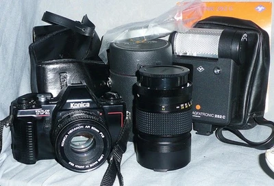 Équipement SLR Caméra Konica TC-X, Hexanon AR 135MM 3,5; Hexanon AR 50MM F1,8 - Photo 1/4