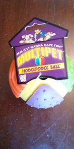 Multipet Hodgepodge Ball Durable Rubber with a Jingle Bell Inside - Picture 1 of 2
