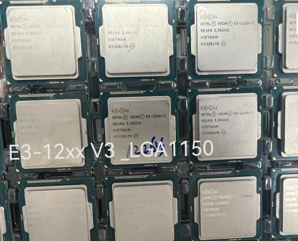 intel Xeon E3-1285v3 1275v3 1276v3 1246v3 1245v3  1226v3 1225v3 LGA1150 CPU 22nm - Image 1 of 1