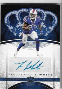 TRE'DAVIOUS WHITE 2017 PANINI PREFERRED CROWN ROYALE AUTO ROOKIE RC BILLS - Picture 1 of 1