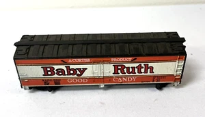 Tren de juguete Tyco vintage escala HO Baby Ruth N.A.D.X. Coche de caja de cartelera 5324 - Imagen 1 de 20