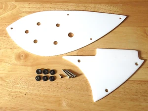 Rickenbacker 1967 weiß 330 oder 360 Schlagbrett - Bild 1 von 1