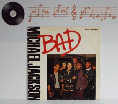 Michael Jackson Bad 12” Single A1 B1 Pressing - EX - Image 1 of 3