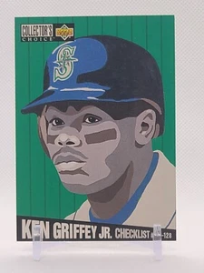 94 Upper Deck Collector's Choice # 317 Ken Griffey Jr. - Checklist Card - Picture 1 of 2
