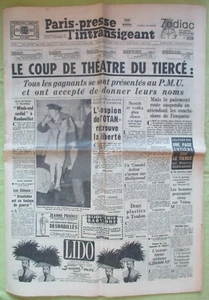 BRIGITTE BARDOT - L'INTRANSIGEANT (1962) - PETIT ARTICLE - PAS DE PHOTOS - Picture 1 of 2