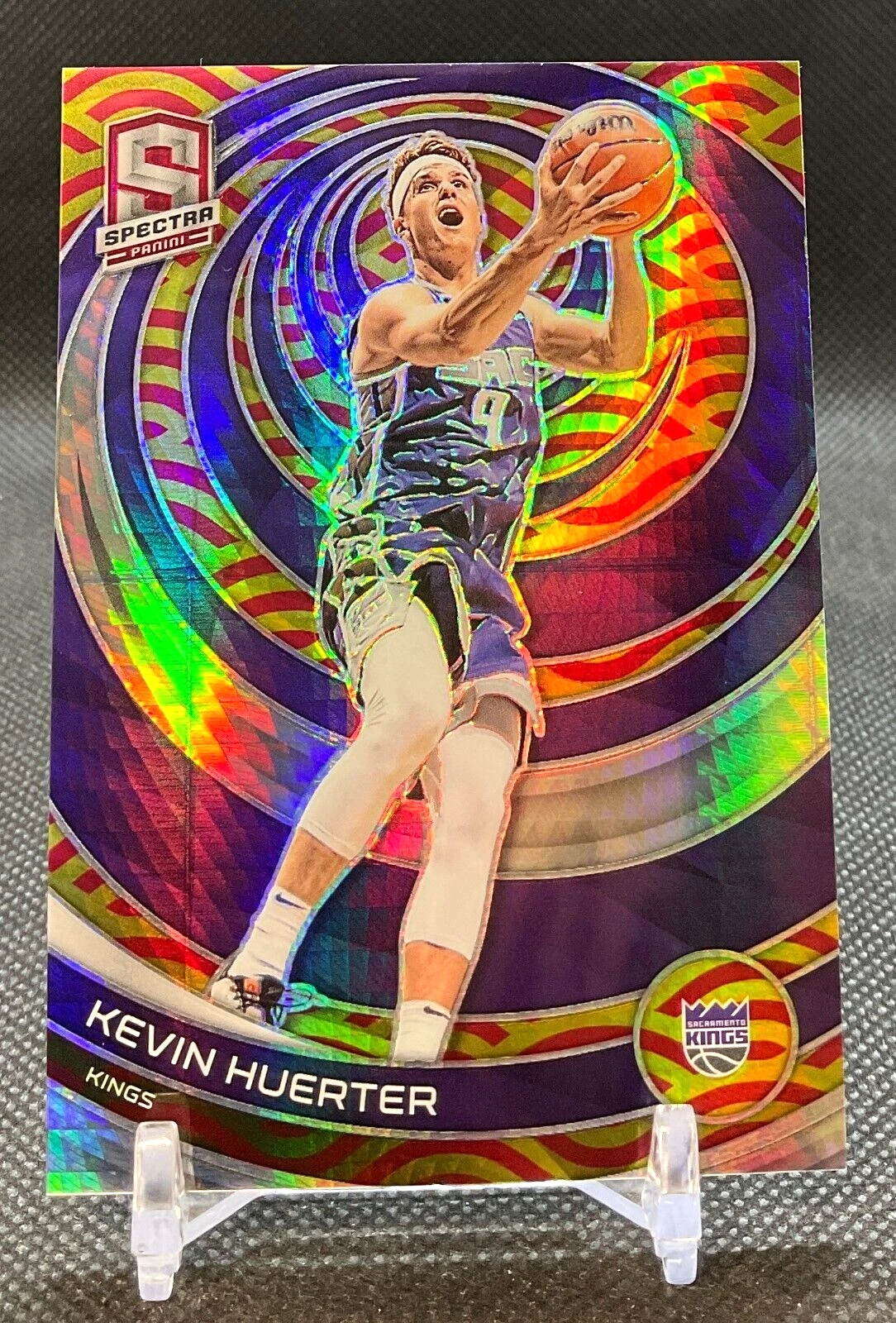 KEVIN HUERTER 2022-23 Panini Spectra Basketball ASIA Red/ Yellow Prizm #'d /75