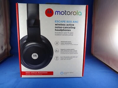 Motorola Escape 800 ANC Wireless Active Noise Cancelling Headphones 805 like - Image 1 of 4