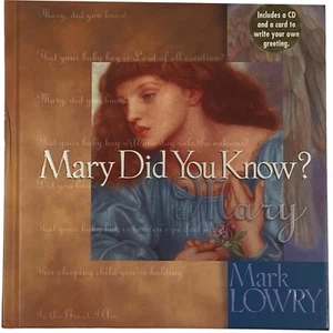 Mary, Did You Know? Gift Book & CD by Mark Lowry - Picture 1 of 5