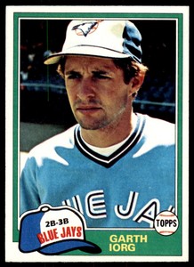1981 Topps Baseball Garth Iorg . Toronto Blue Jays #444