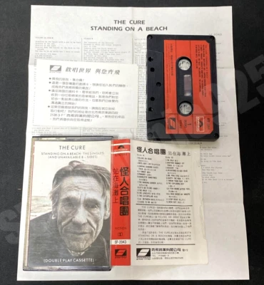 1986 The Cure Standing On A Beach The Singles Taiwan 1st Ver. Cassette Tape Rare - Image 1 of 4