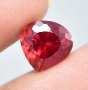 FLAWLESS 5.60 Ct Natural Padparadscha Sapphire Loose Gemstone (GIT) Certified