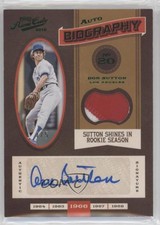 2016 Panini Prime Cuts Biography Materials Green /5 Don Sutton #ABM-DS Auto HOF