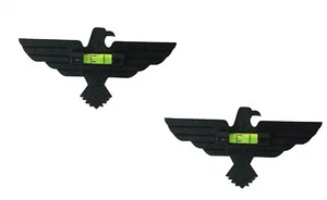 APEX RV Multipurpose Eagle Bubble Level Stick On,for RV, Camper, Trailer 2 Pack - Picture 1 of 5