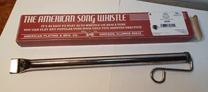 American Plating Nickel Plated Slide Song Whistle 302 Made in USA JDS - Picture 1 of 2