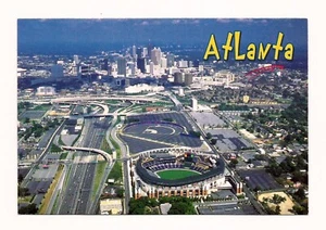 MLB STADIUM POSTCARD ATLANTA BRAVES TURNER FIELD - Picture 1 of 2