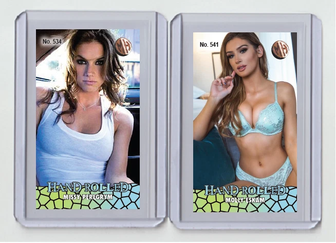 Missy Peregrym rare MH Hand Rolled #'d x/3 Tobacco card no. 534 - Image 1 of 1