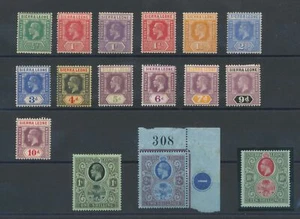 1912-21 Sierra Leone - SG 112/128 - Giorgio V - 12 valori - MLH* - Imagen 1 de 2