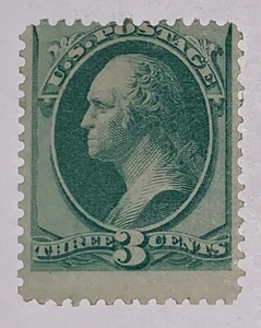 Travelstamps: US Stamps Scott #147 3 Cent Denomination Washington Mint OG H - Picture 1 of 5