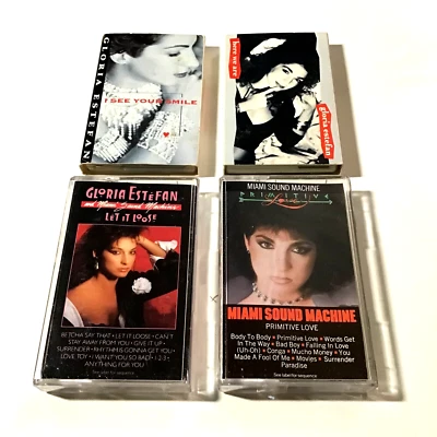 Gloria Estefan / Miami Sound Machine Cassette Lot: Primitive Love, Let It Loose - Image 1 of 4