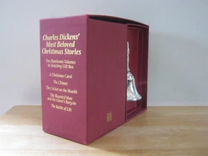 Time Life Books Charles Dickens' Christmas Stories Box Set With Scrooge Bell - Imagen 1 de 9