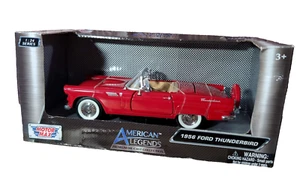 1956 Ford Thunderbird Convertible Motor Max DIE CAST METAL FACTORY Toy 1:24 - Picture 1 of 14