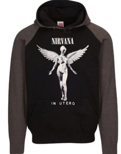 Nirvana in Utero BAND HOODIES (Multiple Variations of Colors) MEN's SIZES - Picture 1 of 6