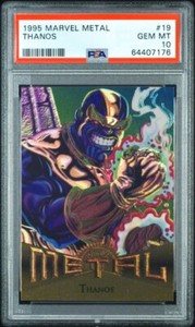 1995 Marvel Metal Thanos PSA 10 Low Pop