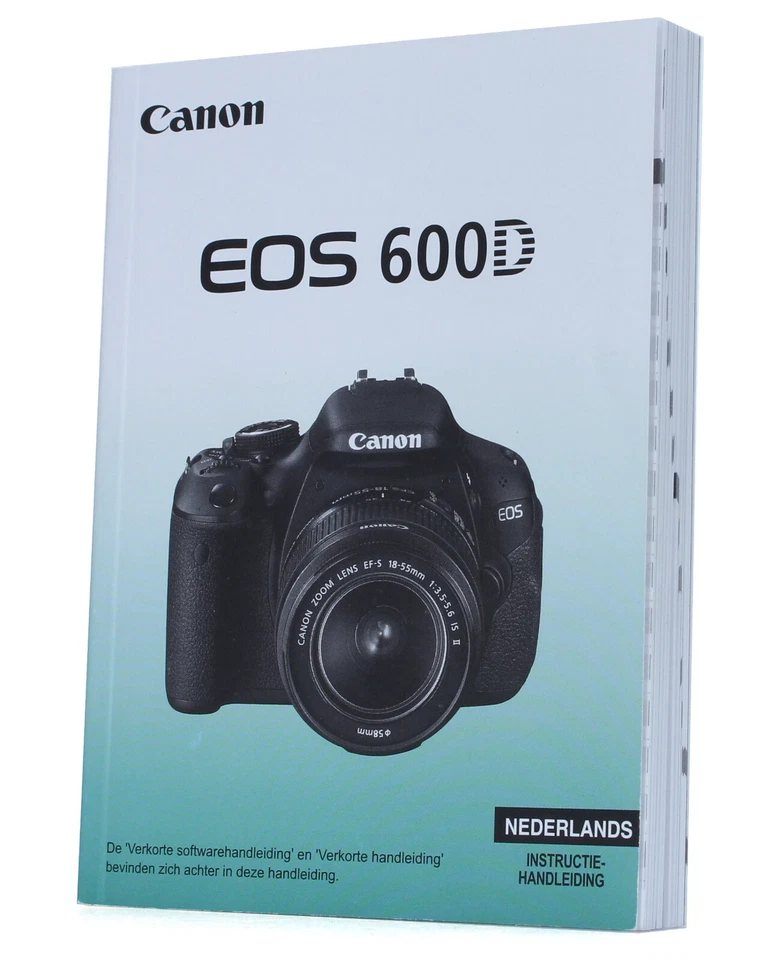 Manual de instrucciones para Canon EOS 600D en idiomas NEDERLANDS (Ref # B-410) - Imagen 1 de 1