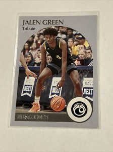2021-22 CHRONICLES   HOOPS DRAFT PICKS JALEN GREEN TRIBUTE ROOKIE #54