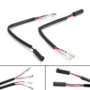 2pcs Turn Signal Marker Wire Adapters Plug Connectors Leads For SUZUKI Indicator - Foto 1 di 8