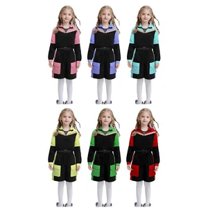 Kids Girls Coat And Shorts Carnival Jacket With Bottoms Fun Sweatsuit Play Jazz - Picture 1 of 68