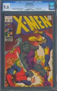 X-Men #53 ⭐ CGC 9.6 ⭐ ¡Origen Bestia y 1er Cómic Barry Windsor-Smith! Marvel 1969 - Imagen 1 de 2
