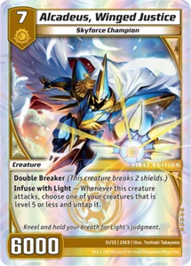 Kaijudo Alcadeus, Winged Justice - Level 7 (02DED) - Picture 1 of 2