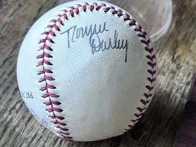 Ronnie Ron Darling Signed MLB Baseball Tru Play 1980s Mets SNY Autograph + Card - Image 1 of 4