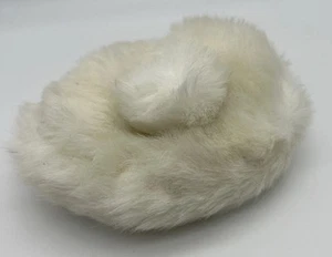 Sombrero de piel sintética blanco American Girl Doll para muñeca Pleasant Company de 18" - Imagen 1 de 8