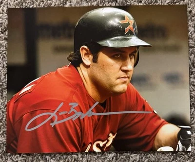 Lance Berkman Autographed 8x10 Houston Astros w/ Proof - Изображение 1 из 2