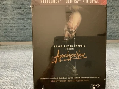 APOCALYPSE NOW, &Redux, Sealed Steelbook, Blu Ray, Digital Copy, Marlon Brando - image 1 of 4