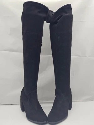 Botas altas con cremallera A.N.A Aiken negras de gamuza sintética talla 9M otoño invierno Foto 1 de 4