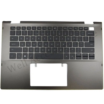 Novo Dell Inspiron 14 7405 2 em 1 14" teclado apoio para as mãos retroiluminado marrom 0MKCVW EUA - Imagem 1 de 4