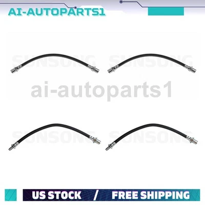 Manguera hidráulica de freno delantera trasera izquierda y derecha 4 piezas para Toyota 4Runner 1986-1995 Foto 1 de 4