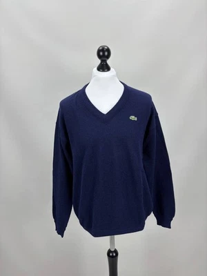 Mens vintage sweater Lacoste Size 7 Color Blue Duties Paid (USA) - image 1 of 4