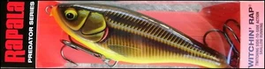 SEÑUELOS DE PESCA RAPALA TWITCHIN RAP TWR 12 cm GSML (olor dorado vivo) Abachi - Imagen 1 de 2