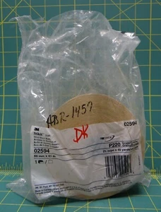 3M Stikit 216U Gold Sheet Roll PN: 02594, P220 Grade, 2 3/4" X 45 Yards - Picture 1 of 6