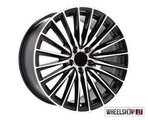 Mercedes A B C R17 5x112 alloy wheels 4x17 inch 5 spoke Black 7.5J  Felgen - Bild 1 von 11