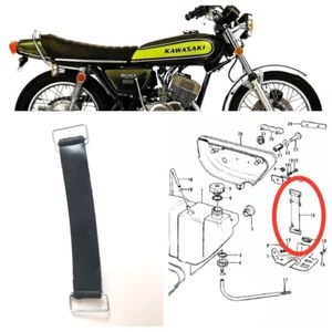 Rubber Band Oil Tank Strap 73-76 Kawasaki Triple H1 kH 500 32100-017 - Picture 1 of 9