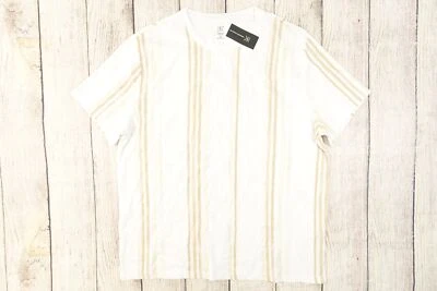 CAMISETA INC INTERNATIONAL CONCEPT RAYAS ARENA BEIGE BLANCO XL HOMBRE NUEVA CON ETIQUETAS NUEVA Foto 1 de 4
