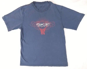 T-shirt vintage Reebok RBK Above The Rim blu (uomo taglia S piccola) basket - Foto 1 di 8