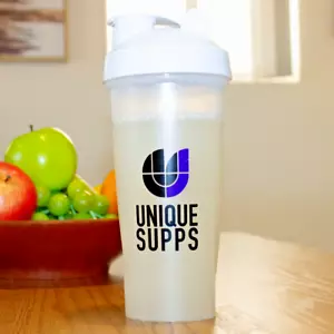 600ML SHAKER BOTTLE Plastic with stainless mixing ball - Picture 1 of 7